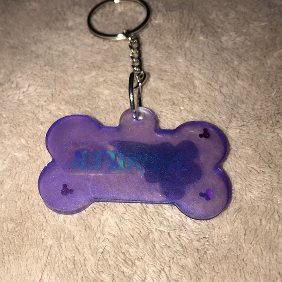 Unique Custom epoxy resin bone 🦴 keychain JENNIFER made by Jennifer 💕 - Picture 2 of 3